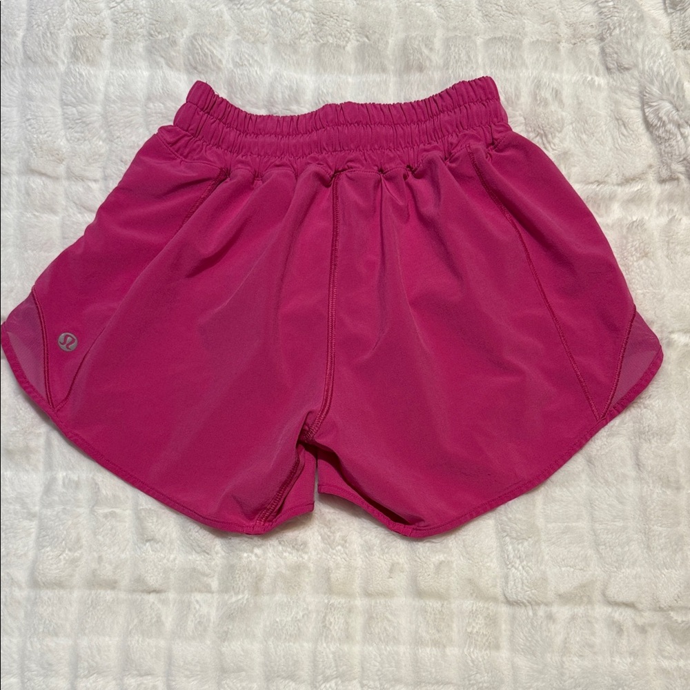 lululemon athletica Women's Vibrant Pink Athletic Shorts